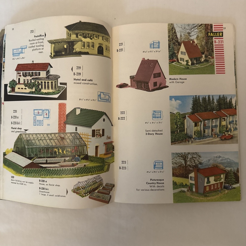 Original Faller Model Manufacturer Catalog Brochure 1961/62 65 Page catalogue - Picture 5 of 6